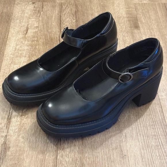 Seychelles Shoes - Seychelles Black Platform Mary Jane Shoes